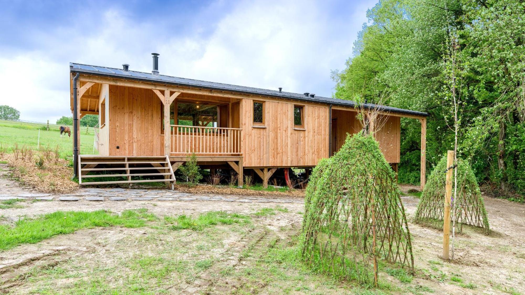 Les Cabanes Champetres - Le Domaine Des Trois Tilleuls Villers-la-Ville Екстер'єр фото