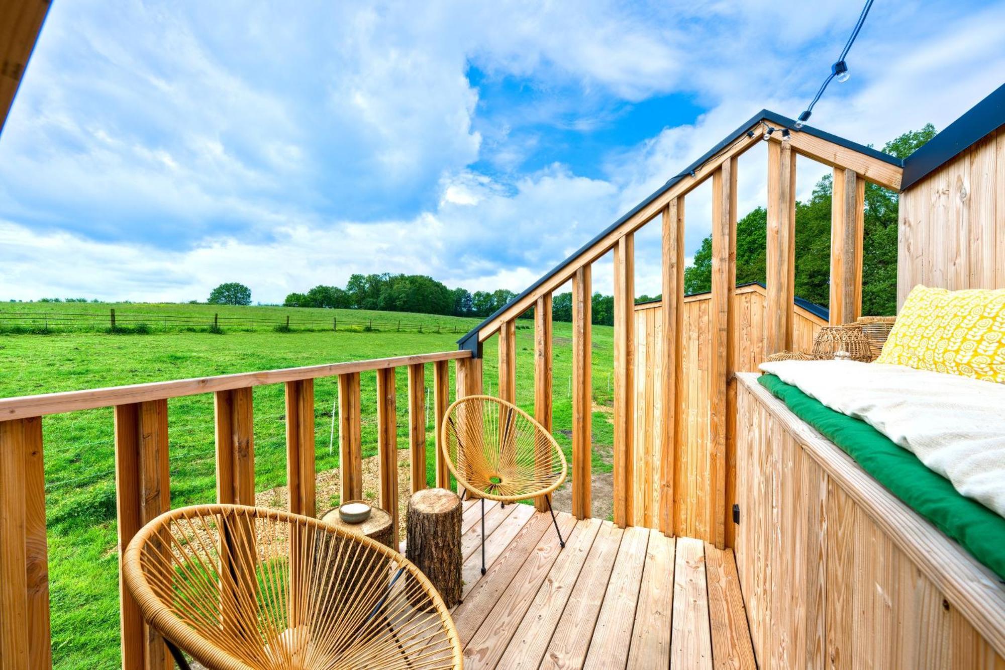 Les Cabanes Champetres - Le Domaine Des Trois Tilleuls Villers-la-Ville Екстер'єр фото